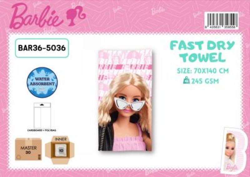 BARBIE TOWEL FAST DRY