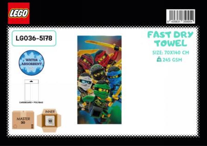 LEGO TOWEL FAST DRY