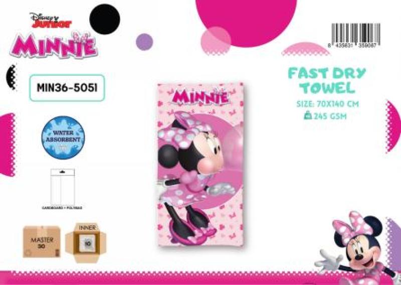 MINNIE DISNEY TOWEL FAST DRY