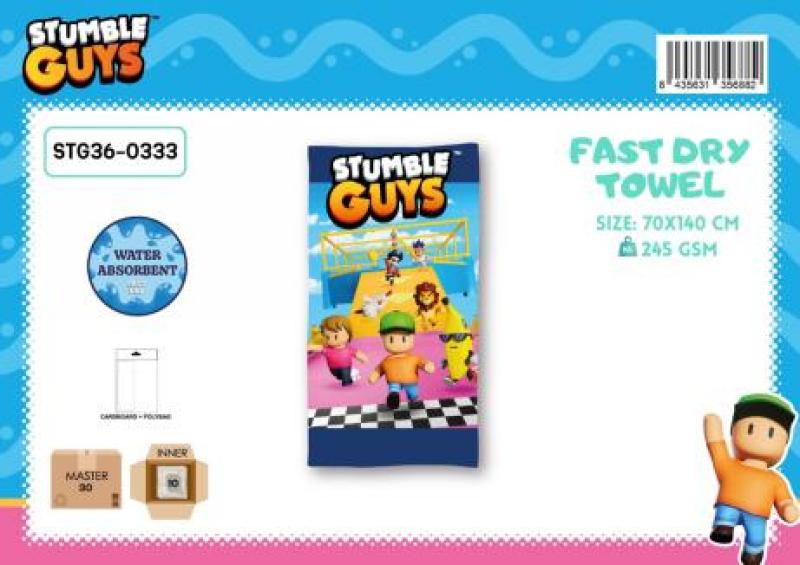 STUMBLE GUYS TOWEL FAST DRY