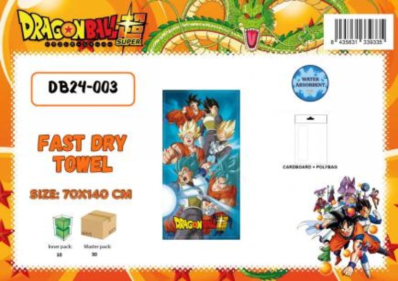 DRAGON BALL TOWEL FAST DRY