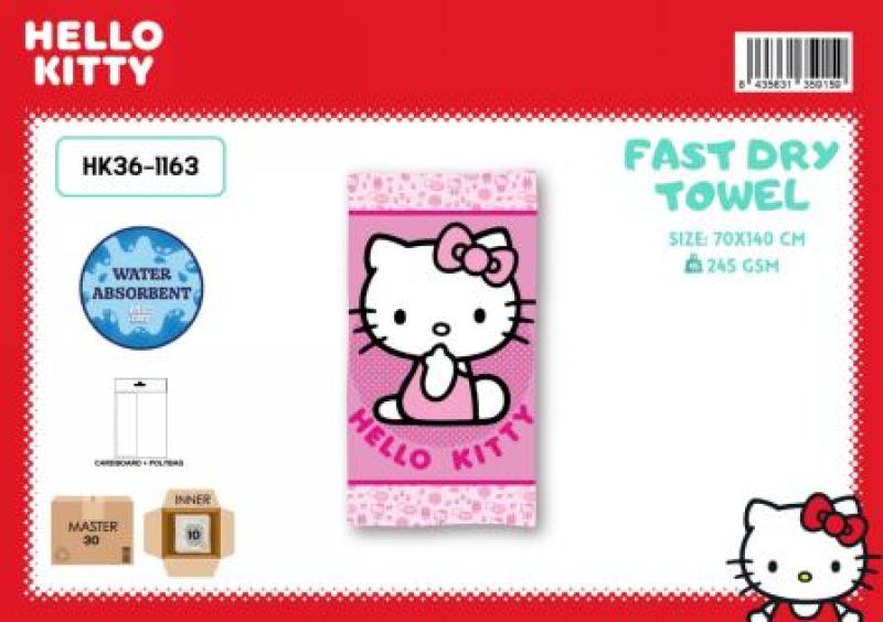HELLO KITTY TOWEL FAST DRY