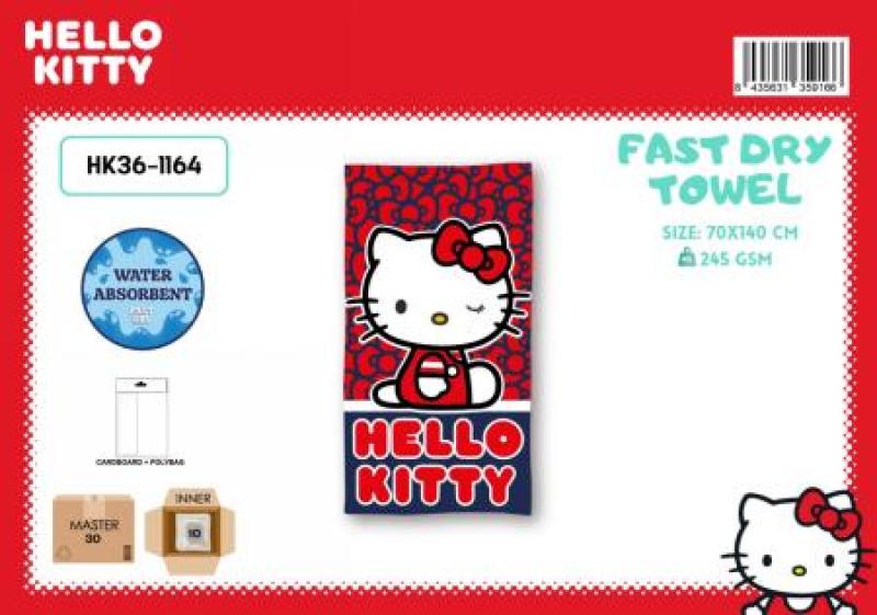 HELLO KITTY TOWEL FAST DRY