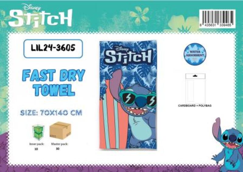 LILO AND STITCH TOWEL FAST DRY