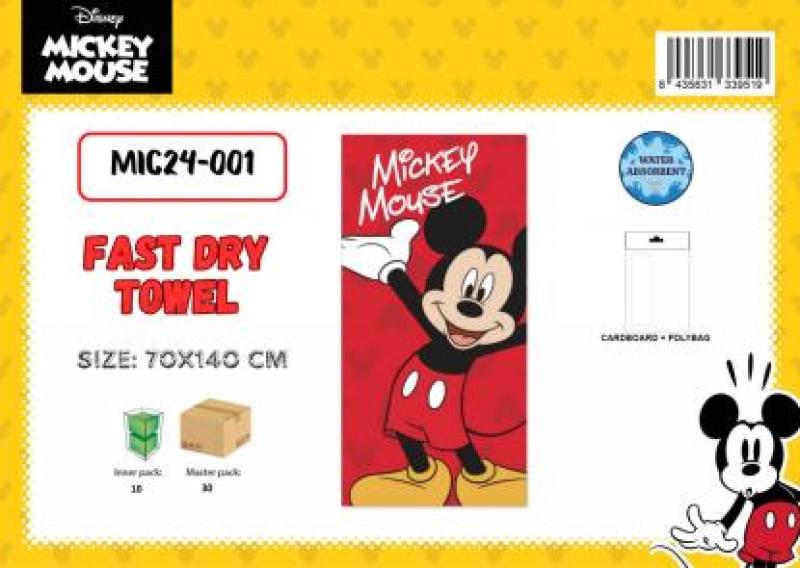 MICKEY DISNEY TOWEL FAST DRY