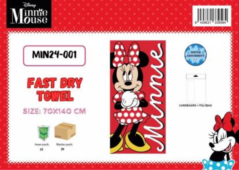 MINNIE DISNEY TOWEL FAST DRY