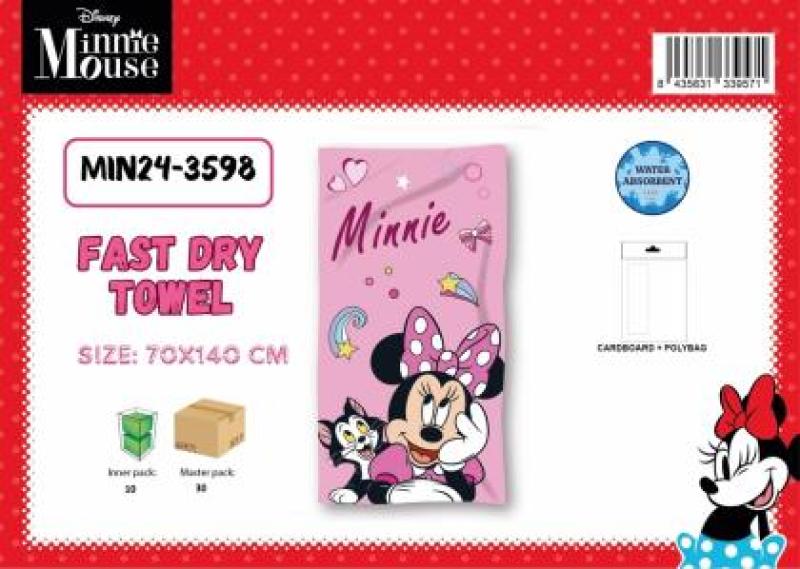 MINNIE DISNEY TOWEL FAST DRY