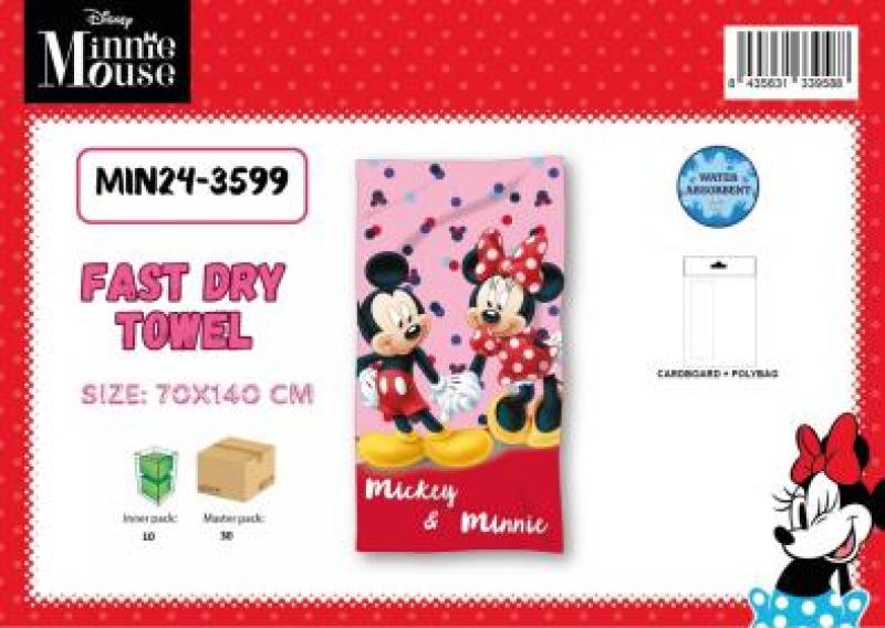 MINNIE DISNEY TOWEL FAST DRY