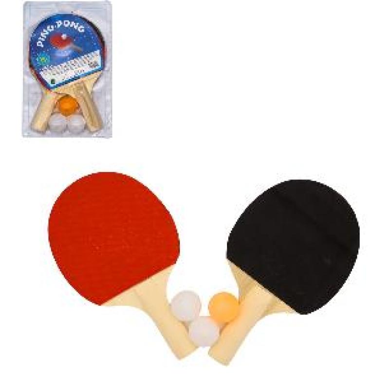 JEU PING-PONG DOUBLE 5 PLIS 25CM+3BALLES