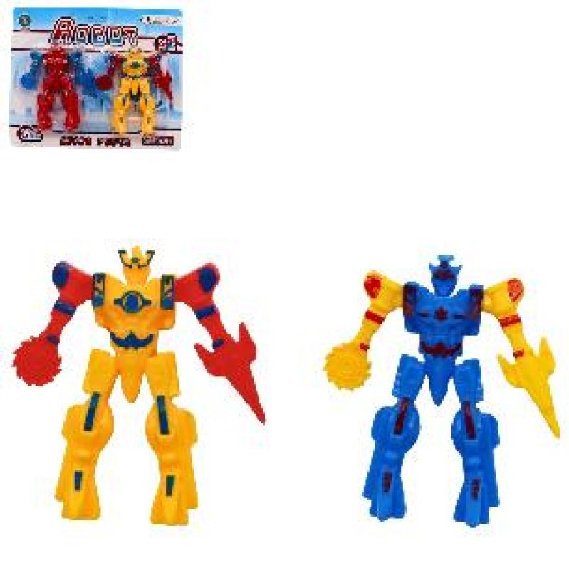 FIGURINE ROBOT 2PCES 12CM