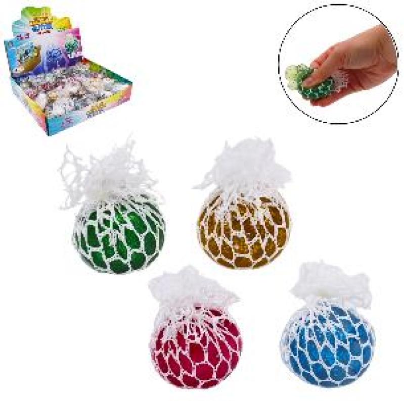 BALLE CERVELLE FILET BLANC 4CM GLITTER4C