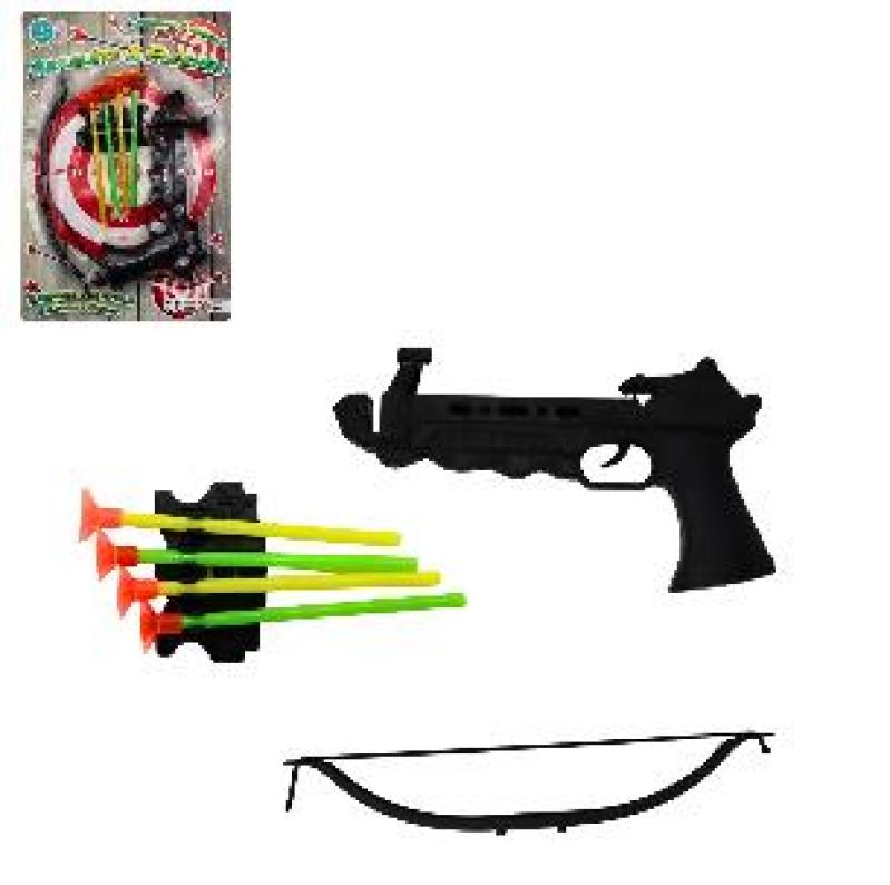 ARME PISTOLET FLECHES ARBALETE 19CM