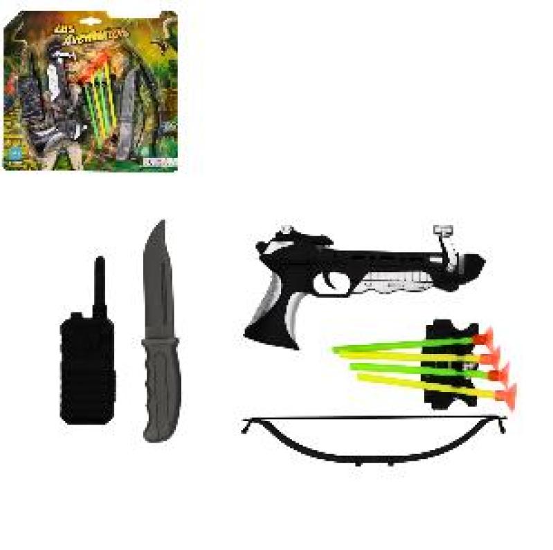 ARME PISTOLET FLECHES ARBALETE 19CM