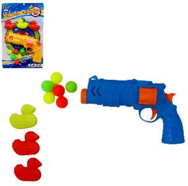ARME PISTOLET BOWLING 15CM+3CANARDS