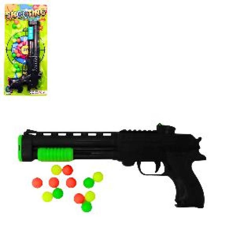 ARME FUSIL 25CM BOWLING+12BALLES 2C
