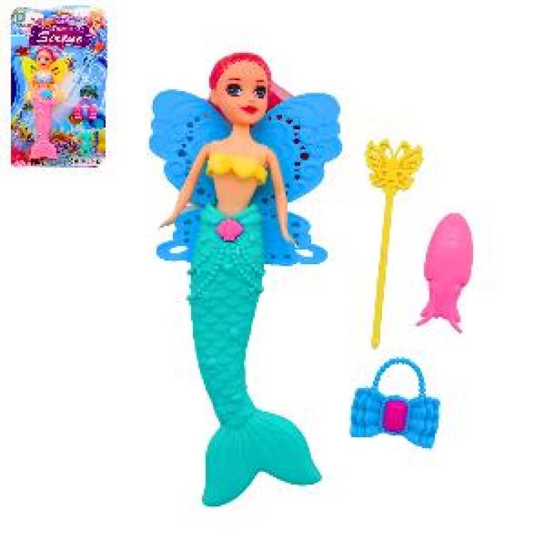 POUPEE SIRENE AILES 20CM +ACCESS 3C