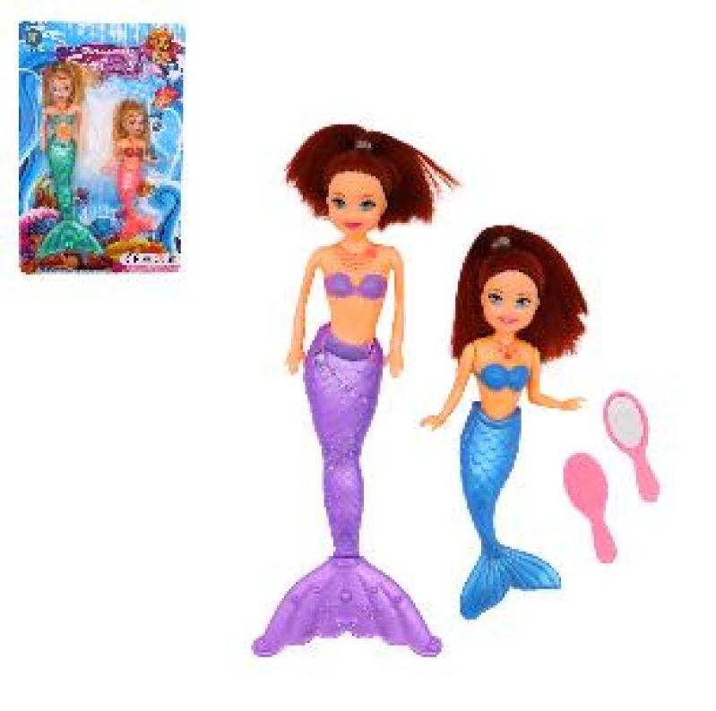 POUPEE SIRENE X2 21/16CM ARTICULEE 4C