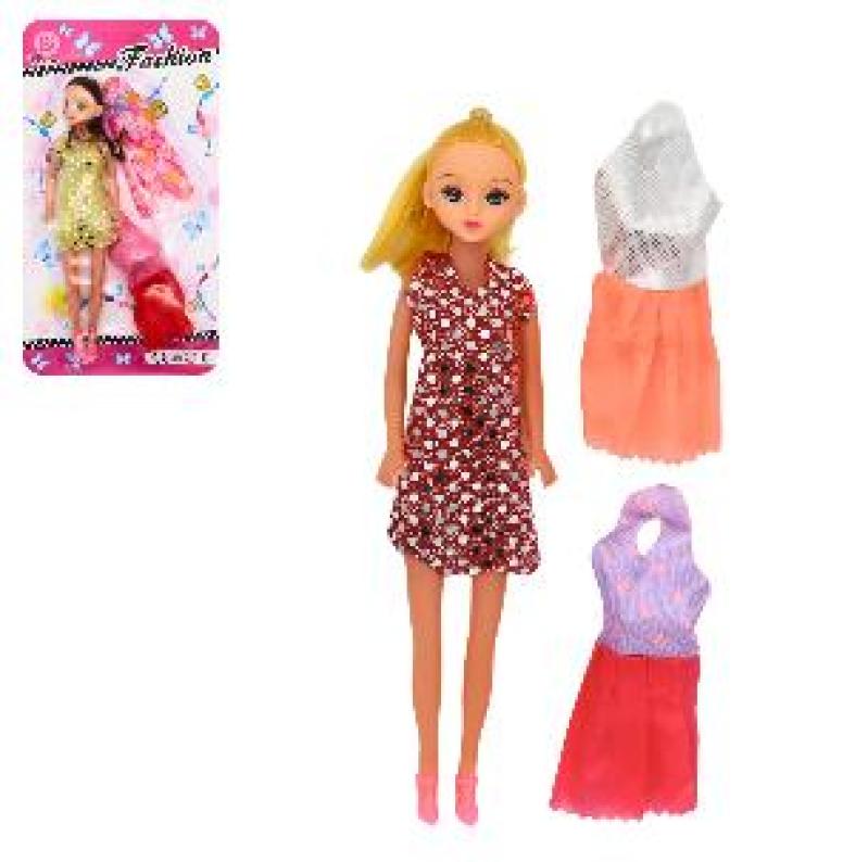 POUPEE 27CM +2 ROBES 2A