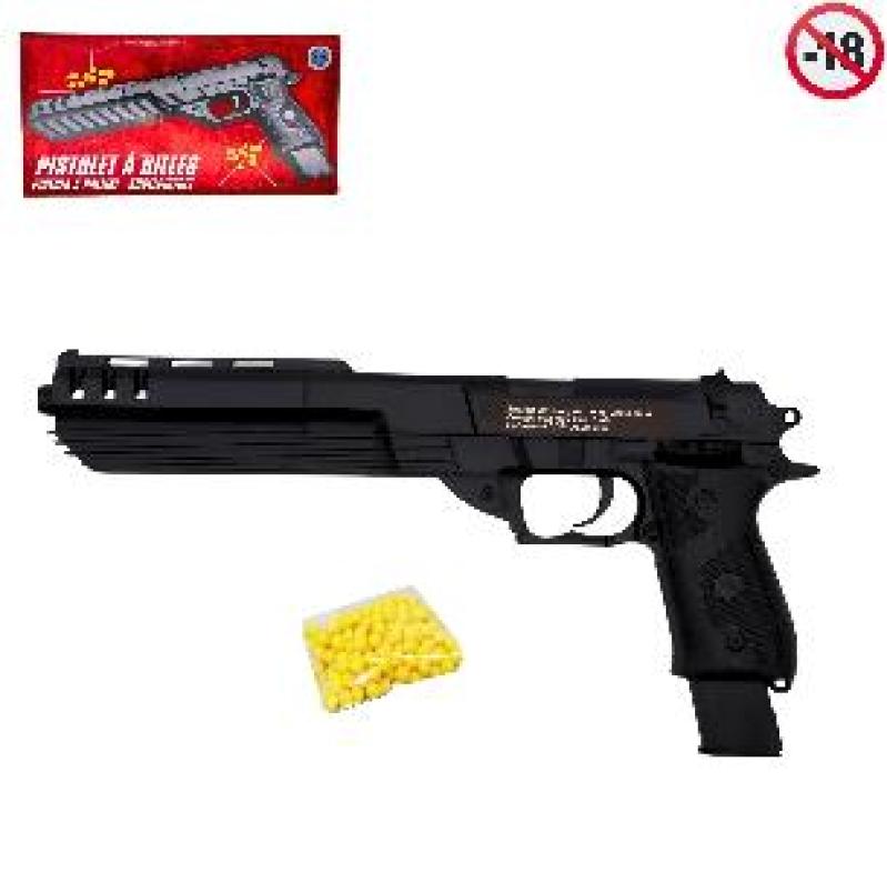 ARME PISTOLET+18 BILLES 34.5CM