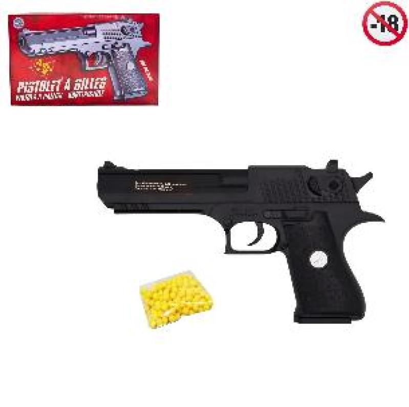 ARME PISTOLET+18 BILLES 23.5CM