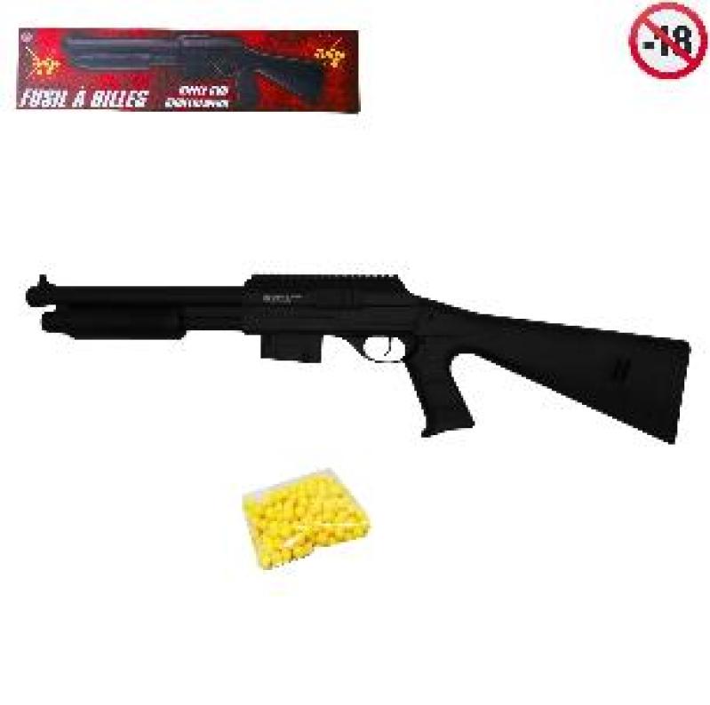ARME FUSIL+18 BILLES POMPE 75CM