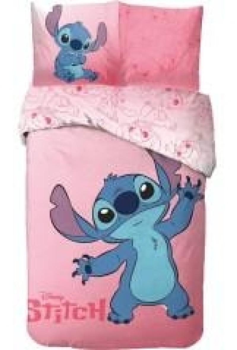 Parure housse de couette Stitch en coton