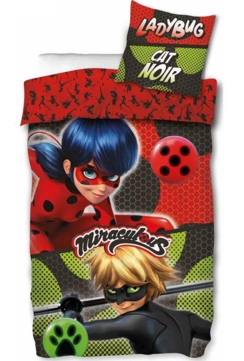 Parure housse de couette miraculous Ladybug