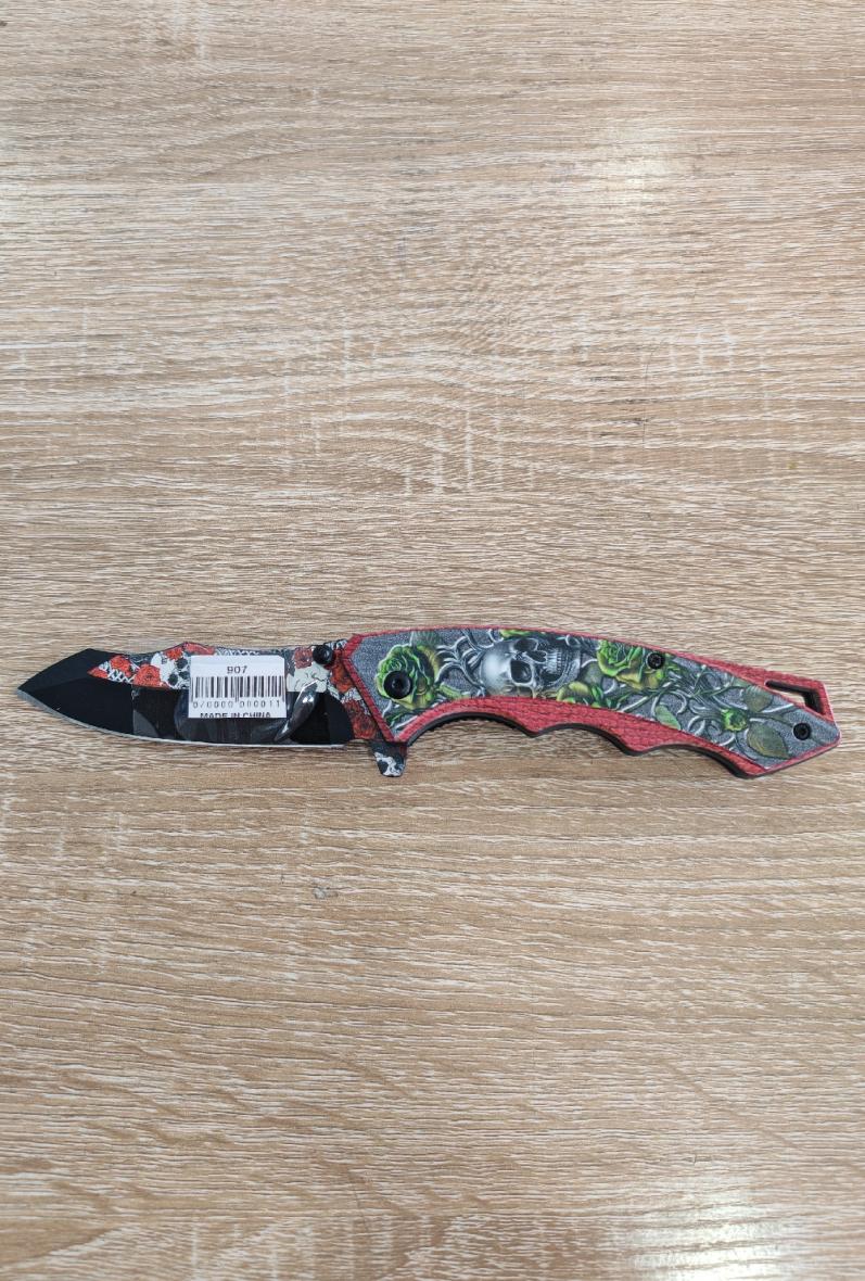 Couteau tête de mort