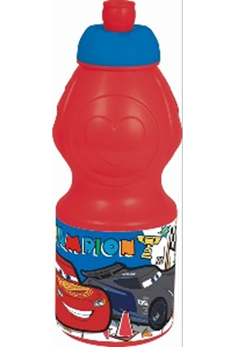 SPORT BOTTLE 400ML CARS LETS 400ML RACE - - Made Espagne