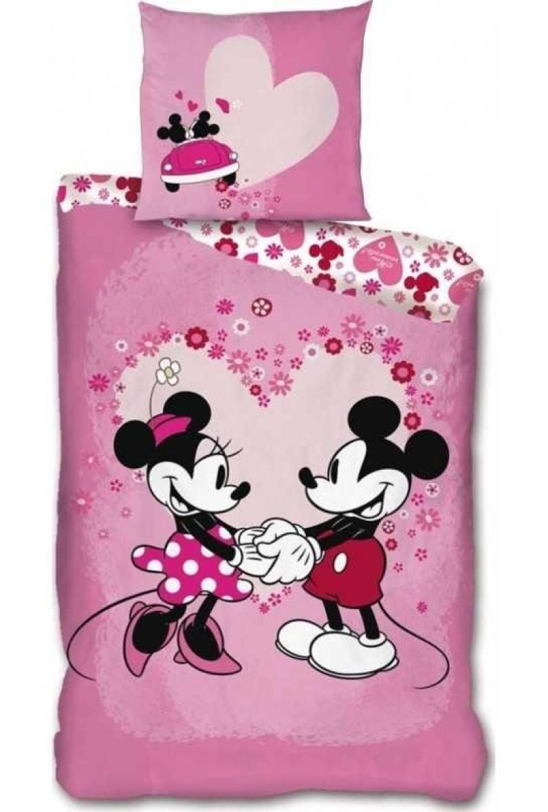 Parure housse de couette Minnie et Mickey