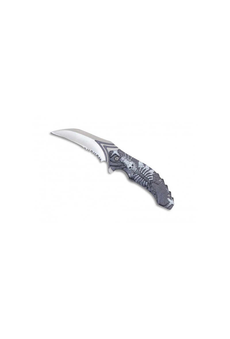Couteau de poche squelette