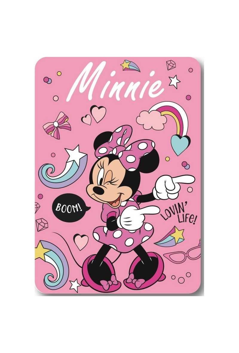Plaid Polaire Minnie Disney