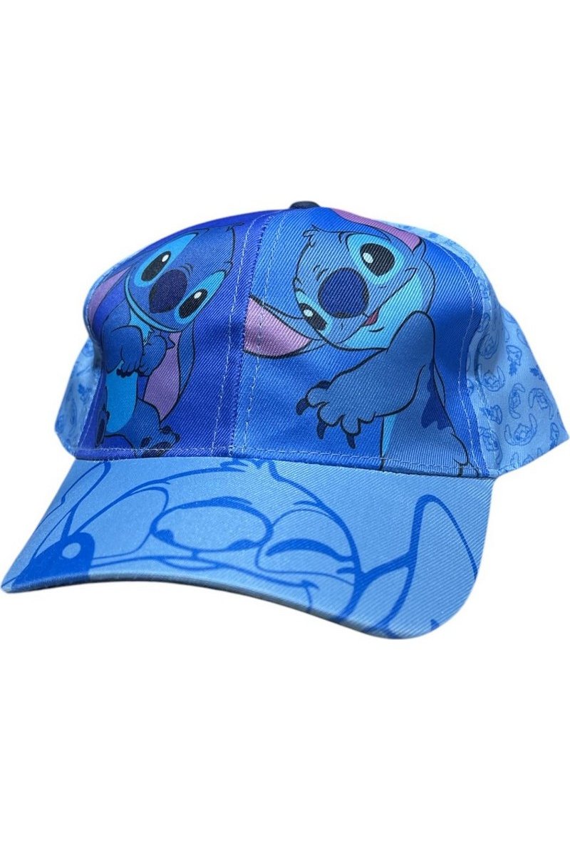 Casquette Stitch Disney Full Sublimation En Bleu