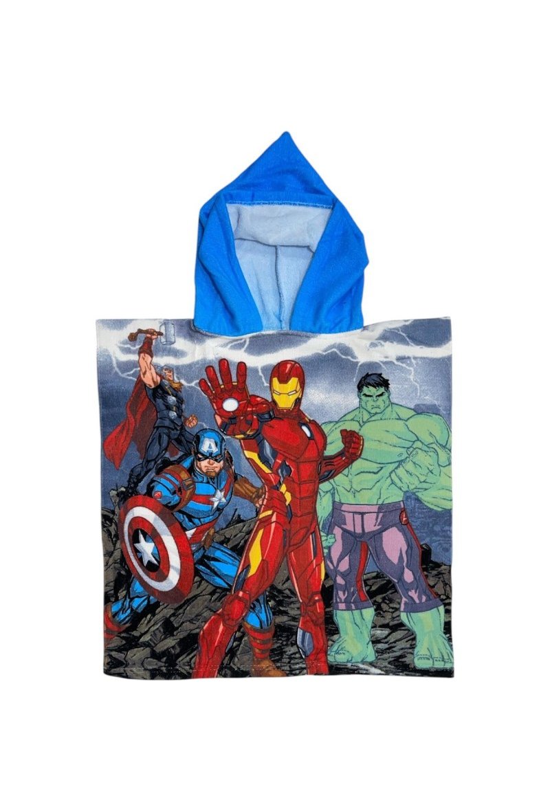 Poncho de bain Avengers à capuche