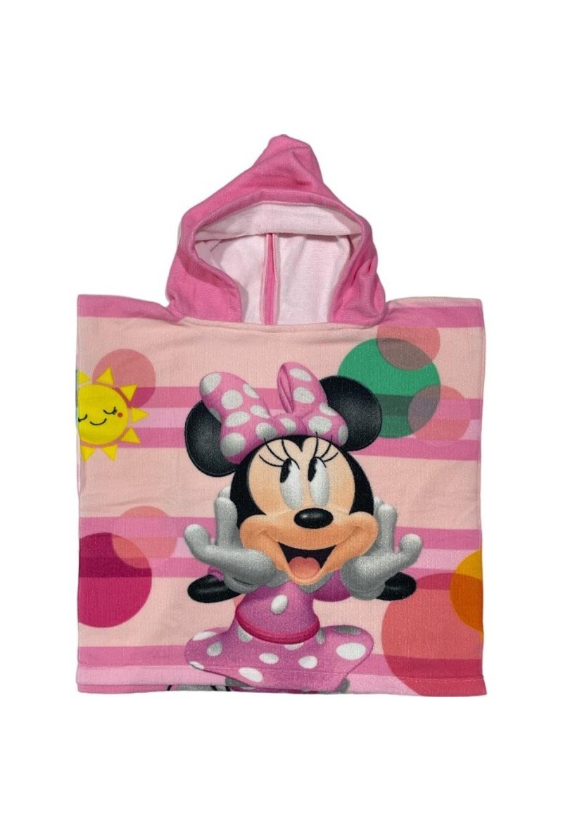 Poncho De Bain Minnie Disney À Capuche