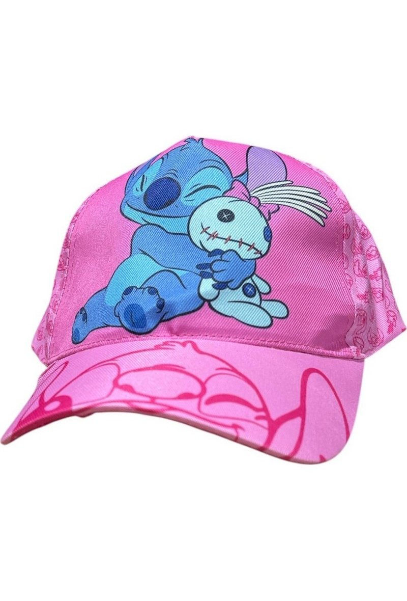 Casquette Stitch Disney Full Sublimation En Rose