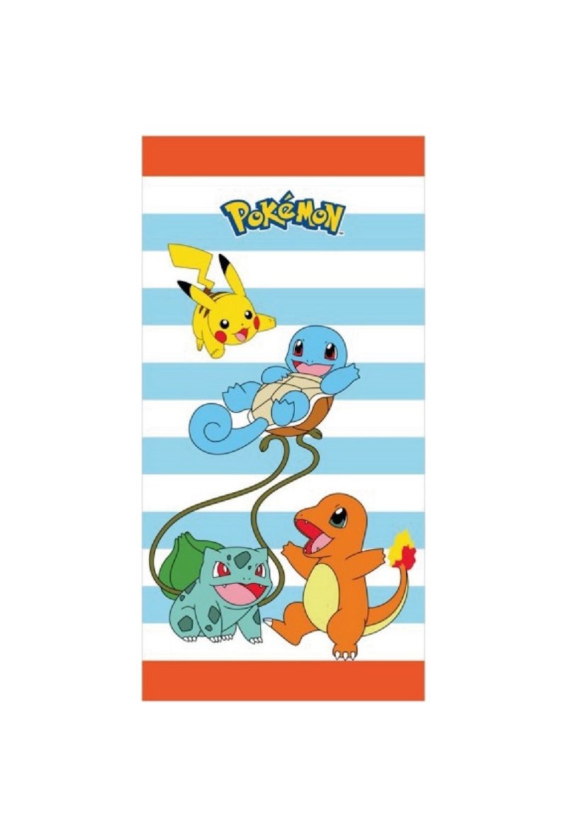 Serviette De Plage Ou Drap De Bain Pokémon En Coton