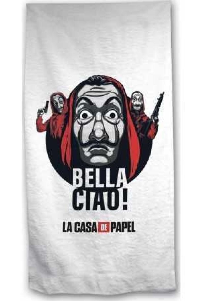 Drap de plage ou Serviette de bain La Casa de Papel -Bella Ciao