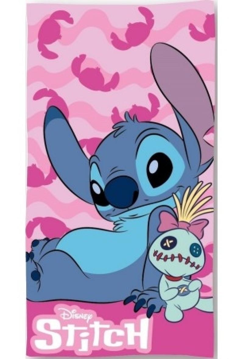 Drap de plage ou drap de bain Stitch Disney en coton