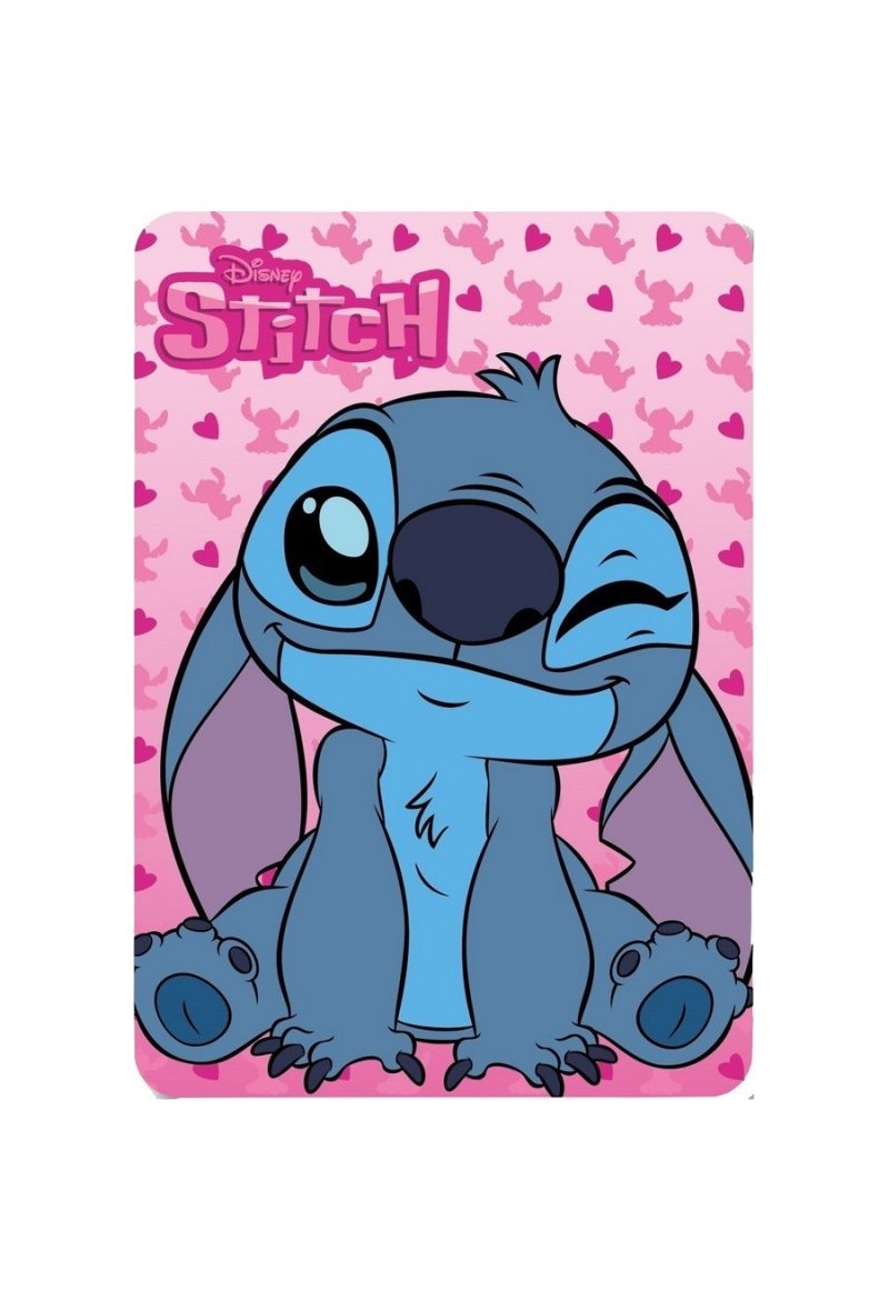Plaid Polaire Stitch Disney