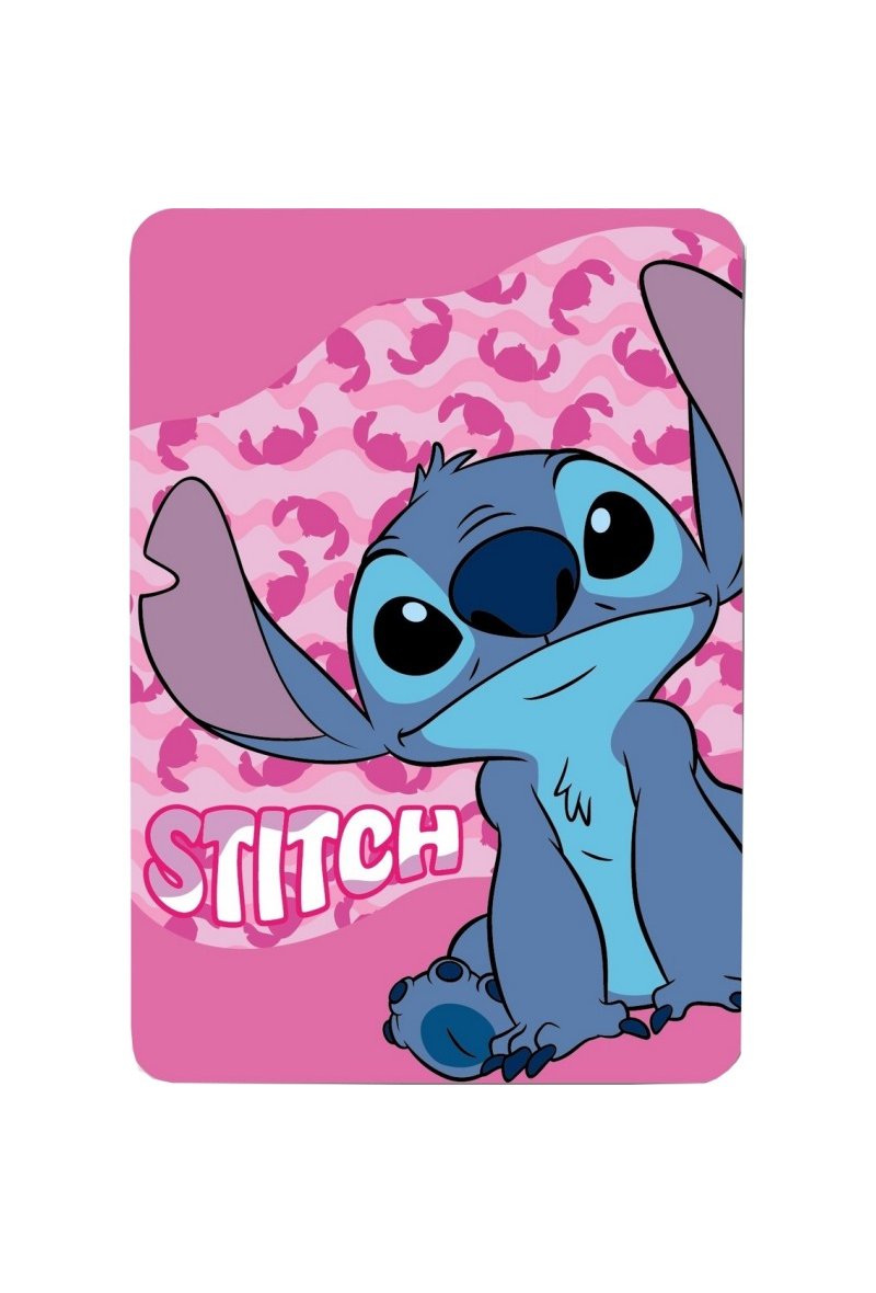Plaid Polaire Stitch Disney