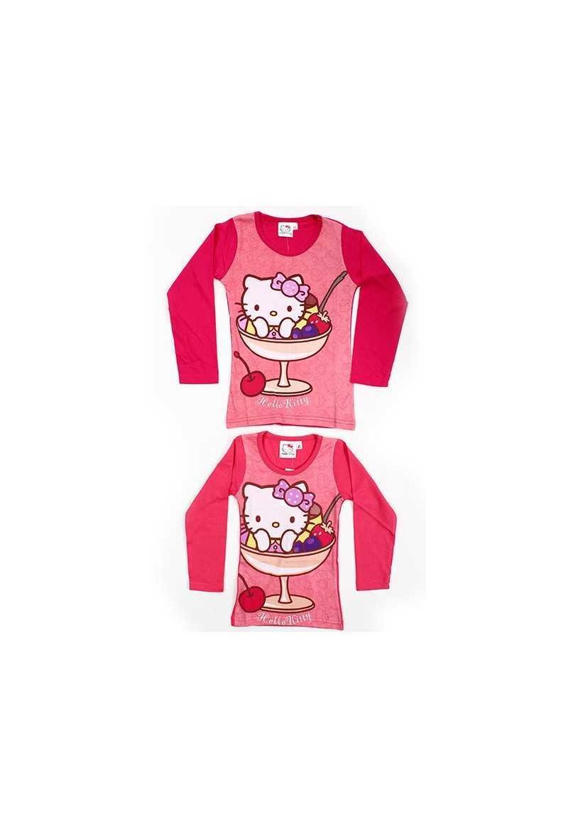 Tee-shirt Hello Kitty 100% coton  manches longues