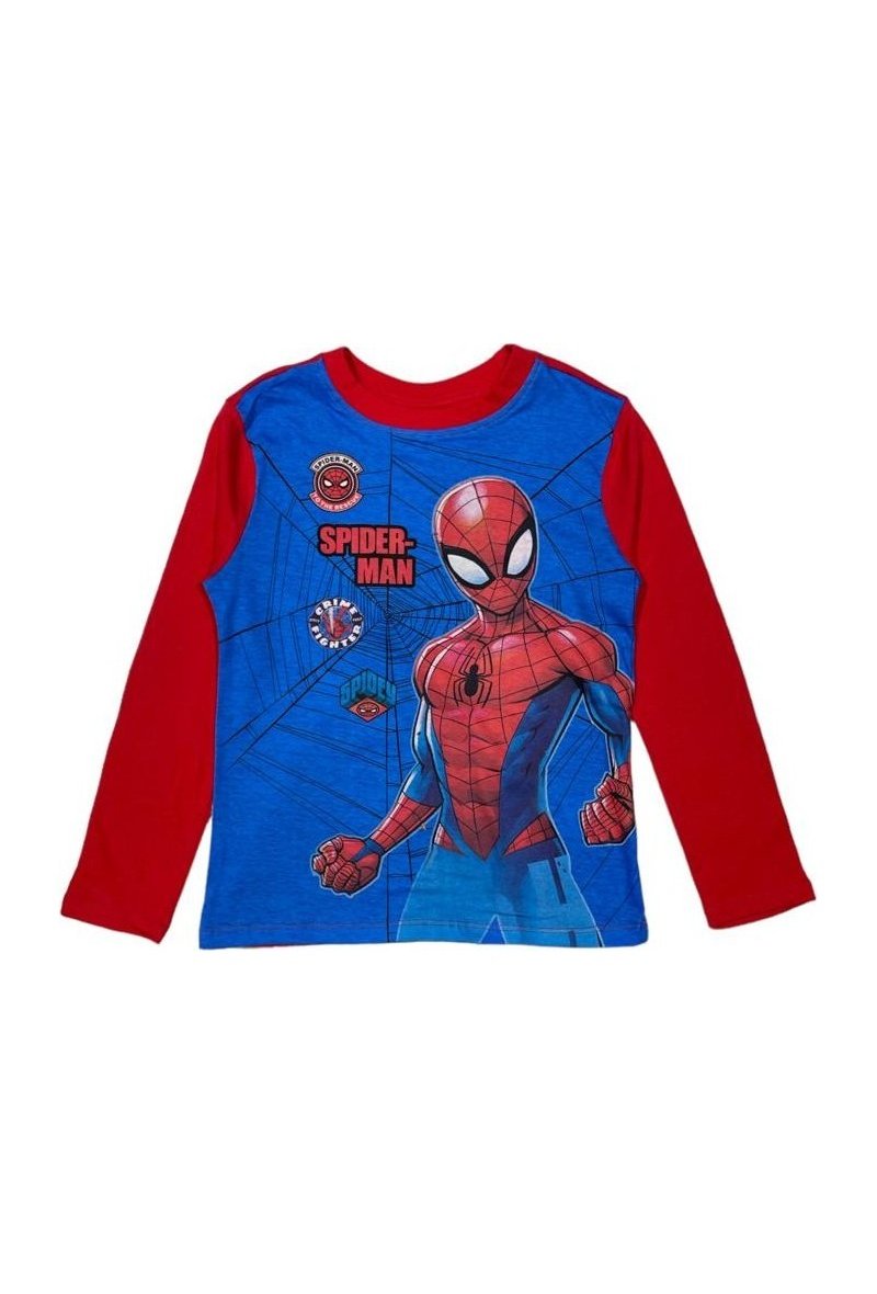 Tee-shirt Spiderman marvel 100% coton manches Longues